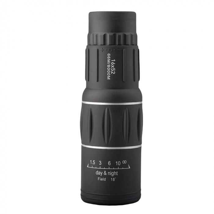 Monocular IdeallStore®, Hawk Sight, 16x52, negru, 15 cm, husa inclusa [7]