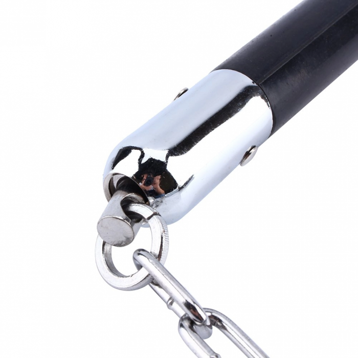 Nunceag / nunchucku, lemn, 31 cm, negru [2]