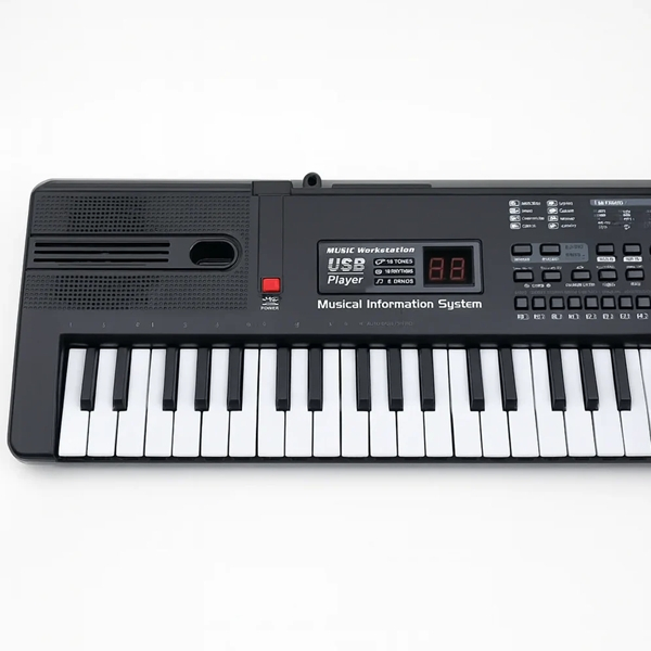 Orga electronica DEPOX®, 61 clape, Mp3, USB, Microfon, Claviatura, Negru [5]