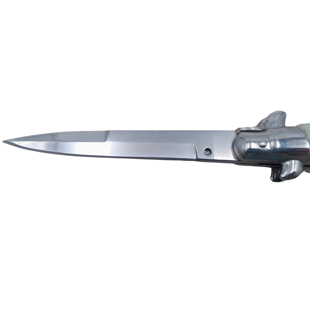 Pachet doua bricege automate, lamă stiletto, 23 cm, albastru/argintiu [12]