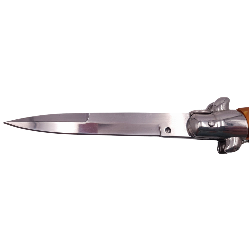Pachet doua bricege automate, lamă stiletto, 23 cm, albastru/maro [12]