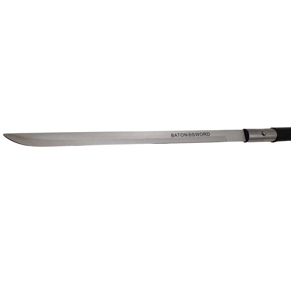 Pachet trei sabii de vanatoare, Shaolin Master, model baston, 87 cm, negru, teaca inclusa [5]