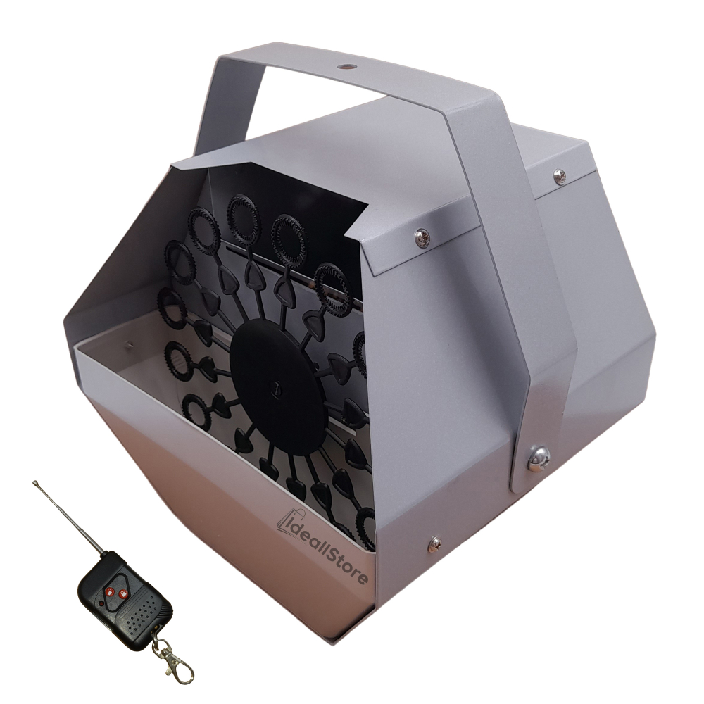 Pachet masina de baloane, lichid baloane 5 l  si mașină de fum ,lichid fum 5 l, IdeallStore®,  telecomanda inclusa [5]