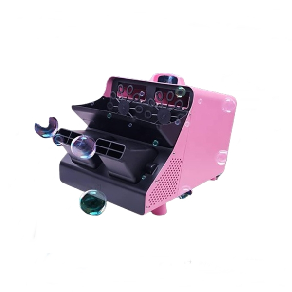 Pachet masina de baloane si lichid 10 l, IdeallStore®, telecomanda wireless, roz [2]