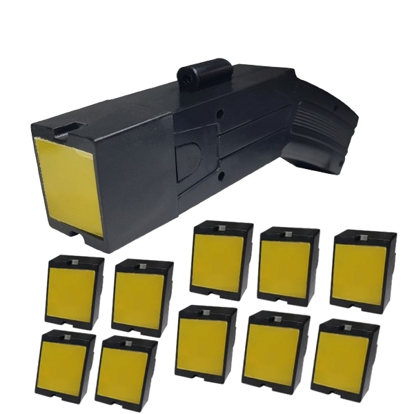 Pistol taser cu electrosoc, 7 rezerve, toc inclus [2]