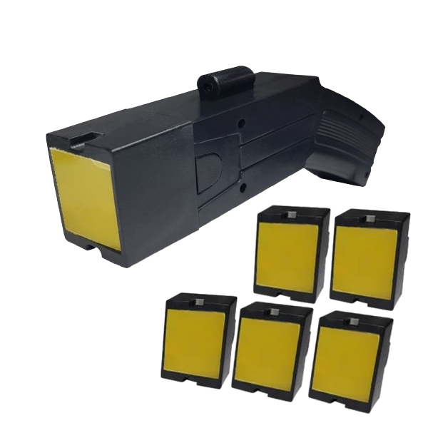 Pistol taser cu electrosoc, 5 rezerve, toc inclus [2]