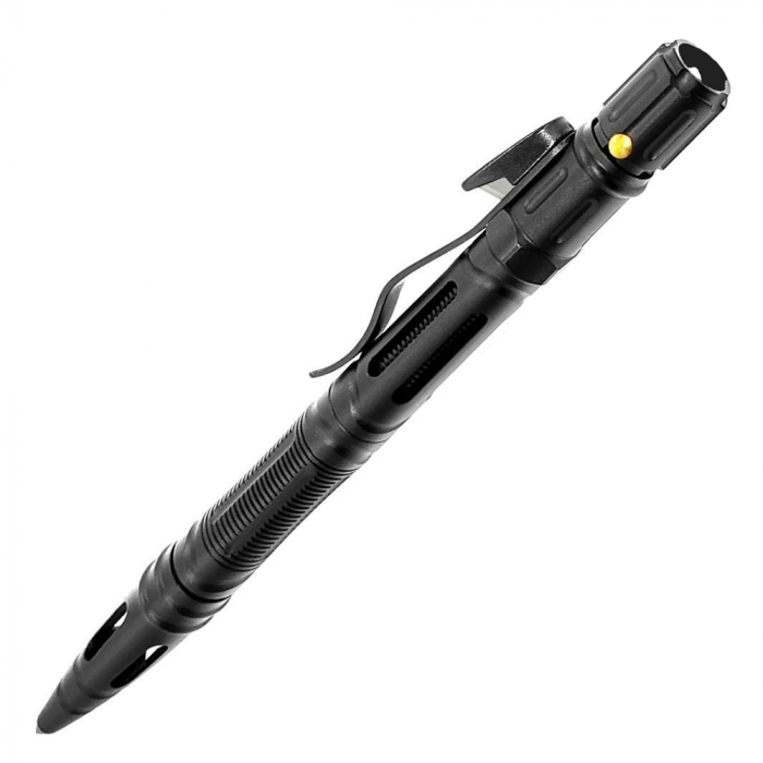 Pix tactic IdeallStore®, Comando Corps, multifunctional, aluminiu, 15.5 cm, negru [2]