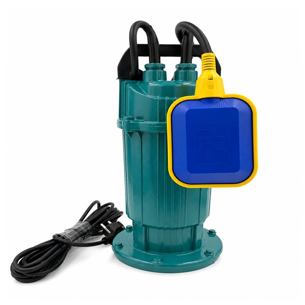 Pompa Apă Curată Submersibilă DEPOX®, Fontă, cu Plutitor Automat, 750 W, Refulare 32 m, Absorbție 28 m, Debit 1.5 m³/h, Racord 1", 220 V [2]