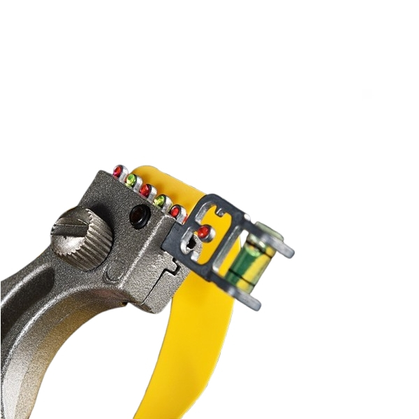 Praștie profesională din aluminiu, mâner ergonomic imitatie carbon, prindere rapidă, 12 cm [6]