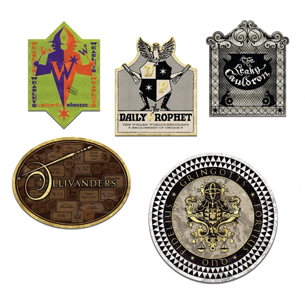 Puzzle Harry Potter, IdeallStore®, Diagon Alley Shop Signs, 1000 piese [3]
