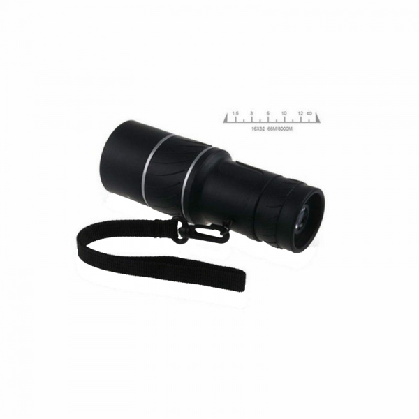 Luneta de camping si vanatoare, Monocular, 16x52, negru, husa inclusa [5]