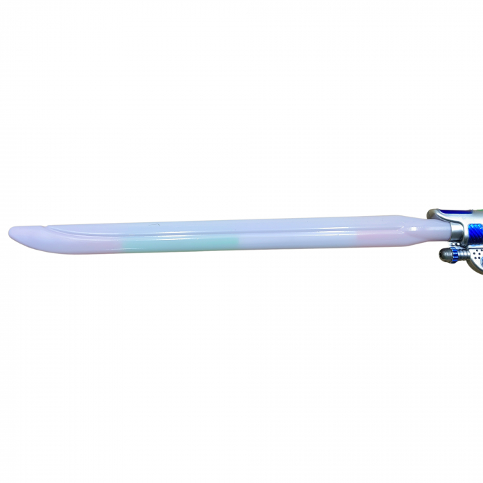 Sabie de jucarie IdeallStore®, Future Warrior, plastic, LED, sunete, 63.5 cm, argintiu [4]
