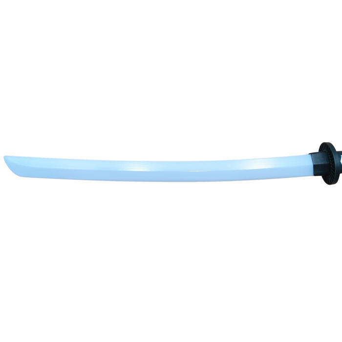 Sabie de jucarie IdeallStore®, Ninja Warrior, plastic, LED, sunete, 67 cm, negru [4]