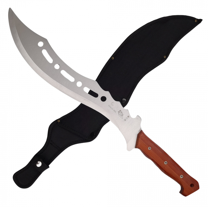 Sabie de vanatoare Ideallstore, Wrath of the Sultan, otel inoxidabil, 57 cm, argintiu [2]