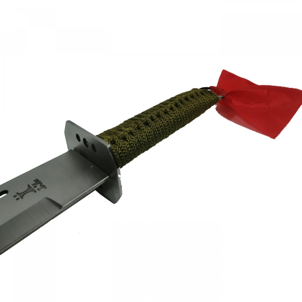 Sabie de vanatoare IdeallStore®, Samurai Blade, maner textil, 67 cm, teaca cadou [4]