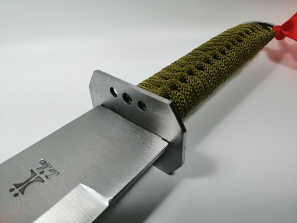 Sabie de vanatoare IdeallStore®, Samurai Blade, maner textil, 67 cm, cutit de aruncat inclus [4]