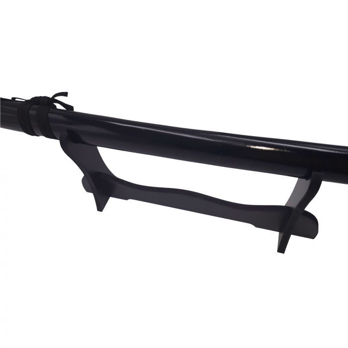 Sabie katana decorativa IdeallStore®, panoplie, Last Samurai, negru, metal, 51.5 cm, suport inclus [2]