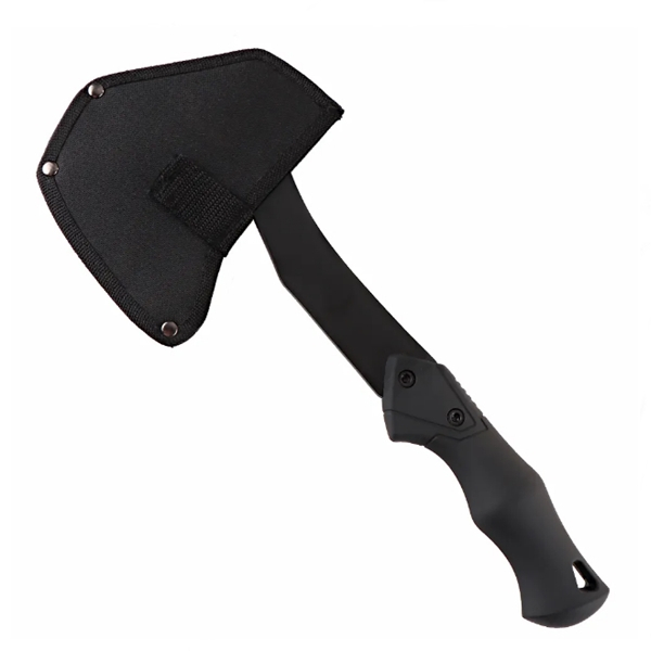 Secure multifuncțională Double Axe, oțel, 35 cm, teacă inclusă [5]