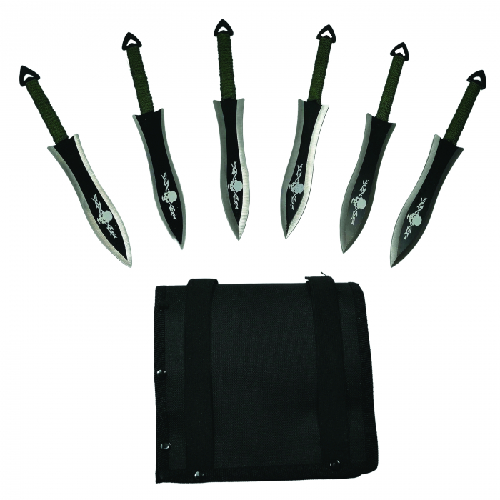 Set antrenament IdeallStore, cutite de aruncat si box tip briceag, multicolor [5]