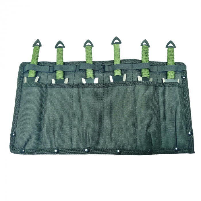 Set antrenament IdeallStore, nunceag si cutite de aruncat, multicolor [10]