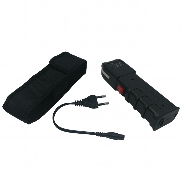 Set autoaparare IdeallStore® , electrosoc cu laser, lanterna si electrosoc multifunctional 928 ,negru [8]