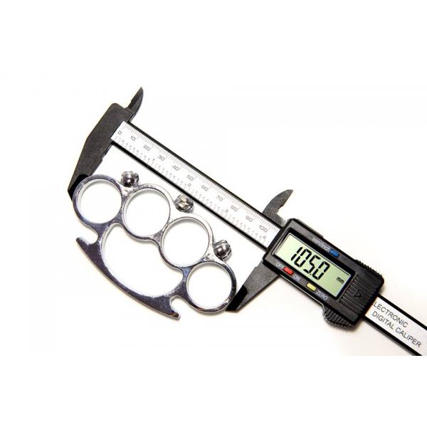 Set baston telescopic din otel, argintiu, 64 cm + box craniu argintiu [9]
