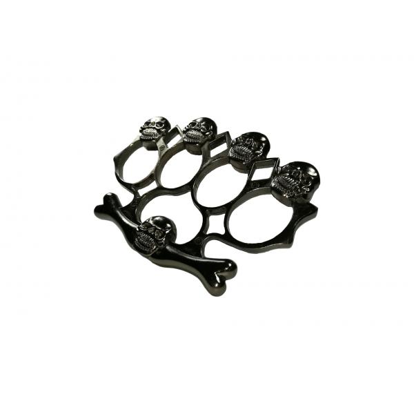 Set baston telescopic negru 50 cm + box,rozeta craniu negru [4]