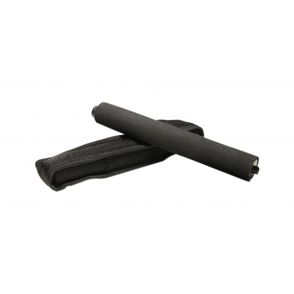 Set baston telescopic negru 50 cm + box craniu argintiu [3]