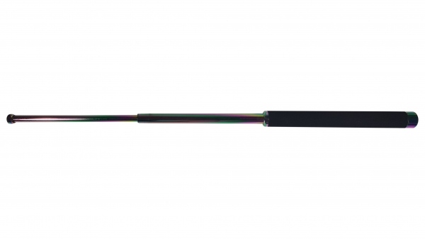 Set baston telescopic 66 cm + pumnal/box craniu argintiu [5]