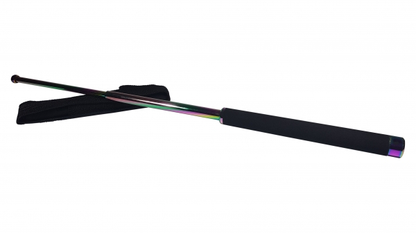 Set baston telescopic 66 cm + pumnal/box craniu argintiu [4]