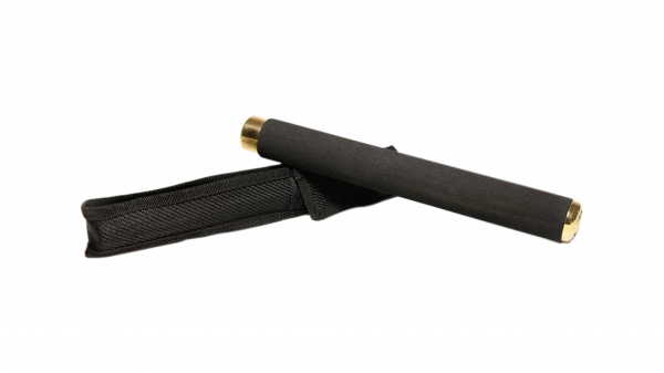 Set baston telescopic 65 cm auriu & box-rozeta skull negru [4]
