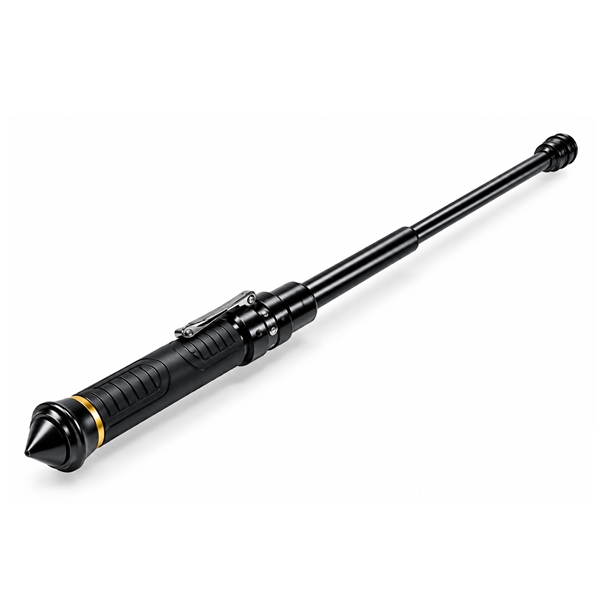 Set baston telescopic din otel 3 sectiuni si spray paralizant chili DEPOX®, rainbow, 66 cm/60 ml, husa inclusa [4]