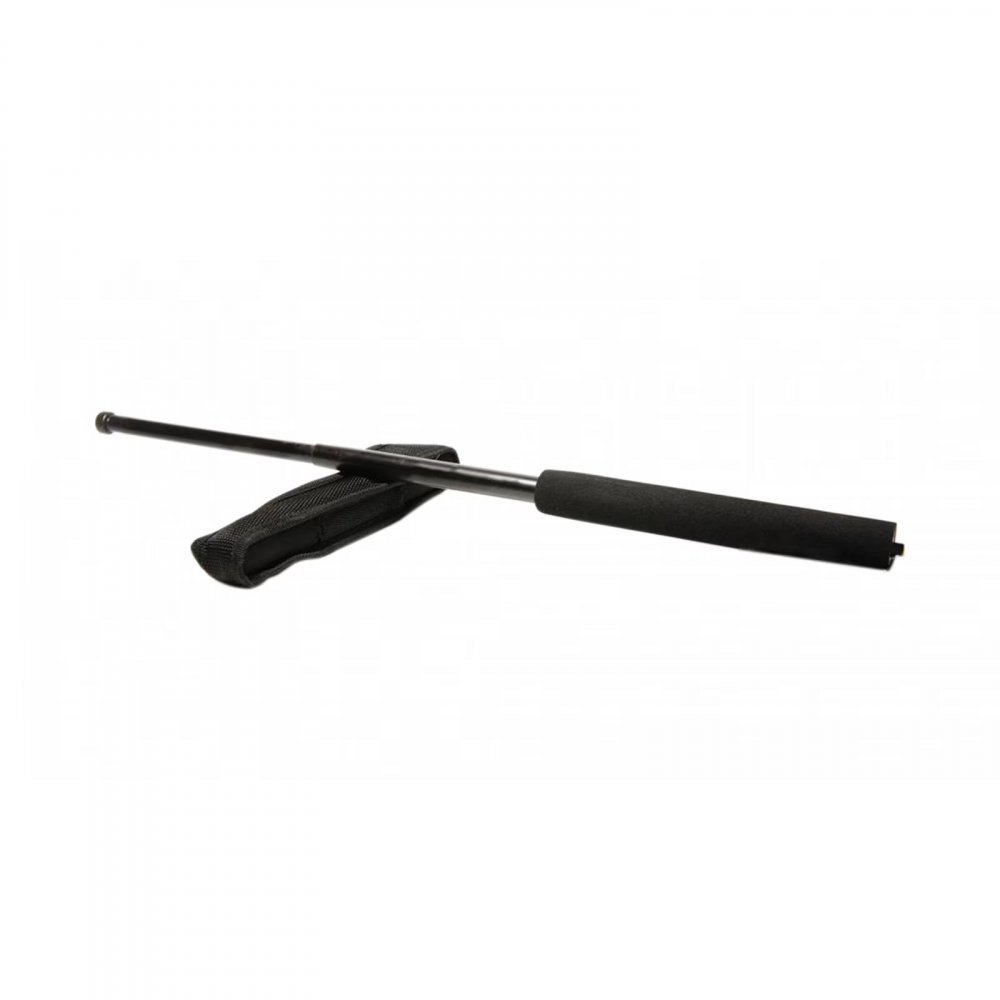 Set baston telescopic negru 50 cm +  box argintiu 0.5 cm grosime [2]