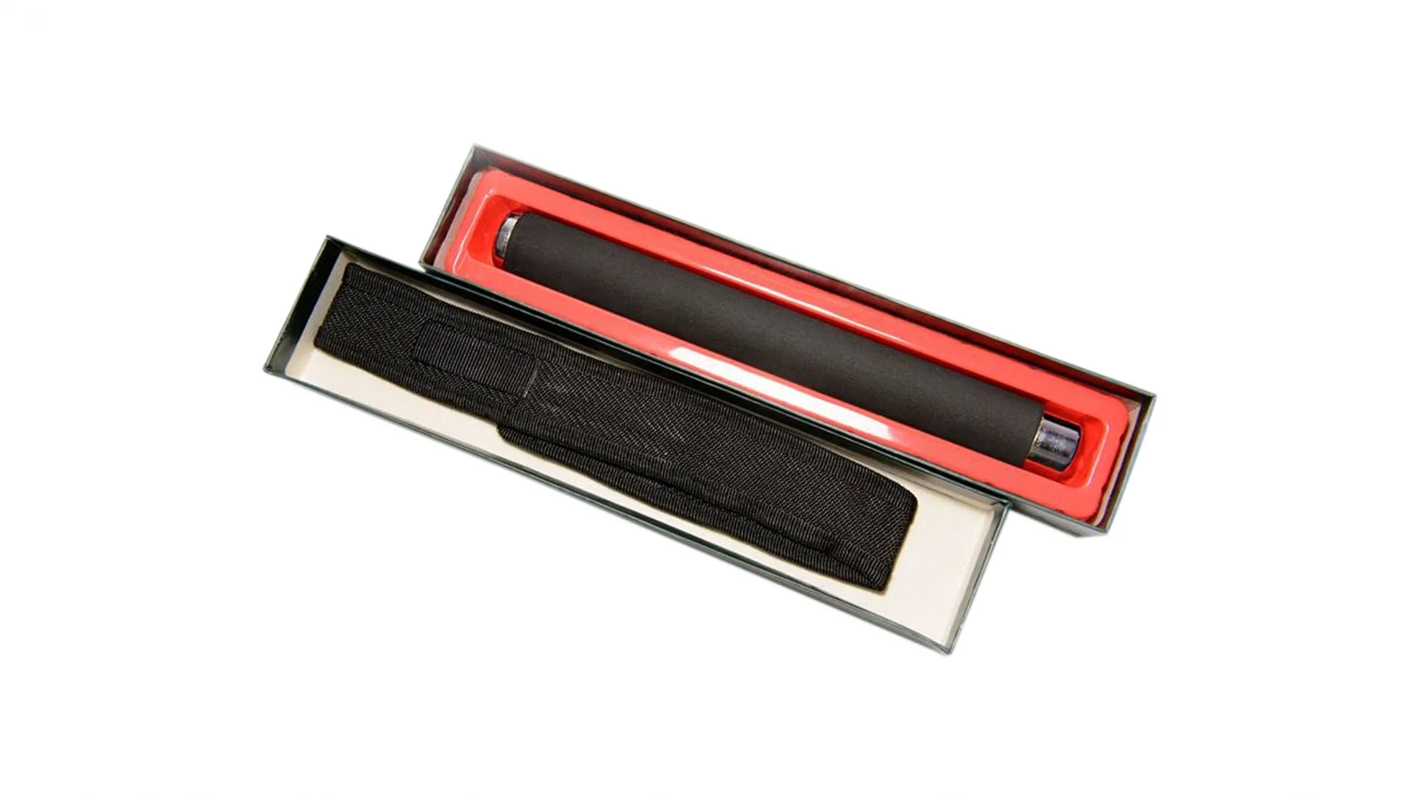 Set baston telescopic 65 cm argintiu + box-rozeta craniu auriu [4]