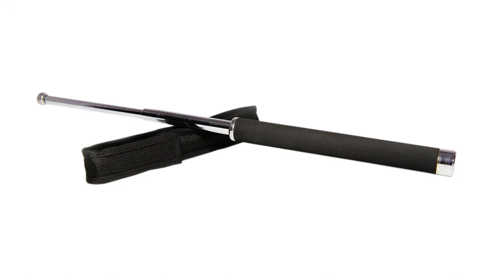 Set baston telescopic 65 cm argintiu + box-rozeta craniu auriu [2]