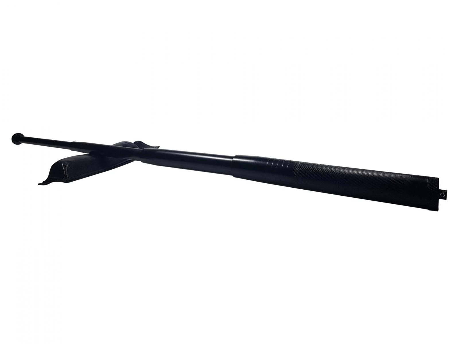Set baston telescopic din otel, negru, 64 cm si box negru 0.5 cm grosime [6]