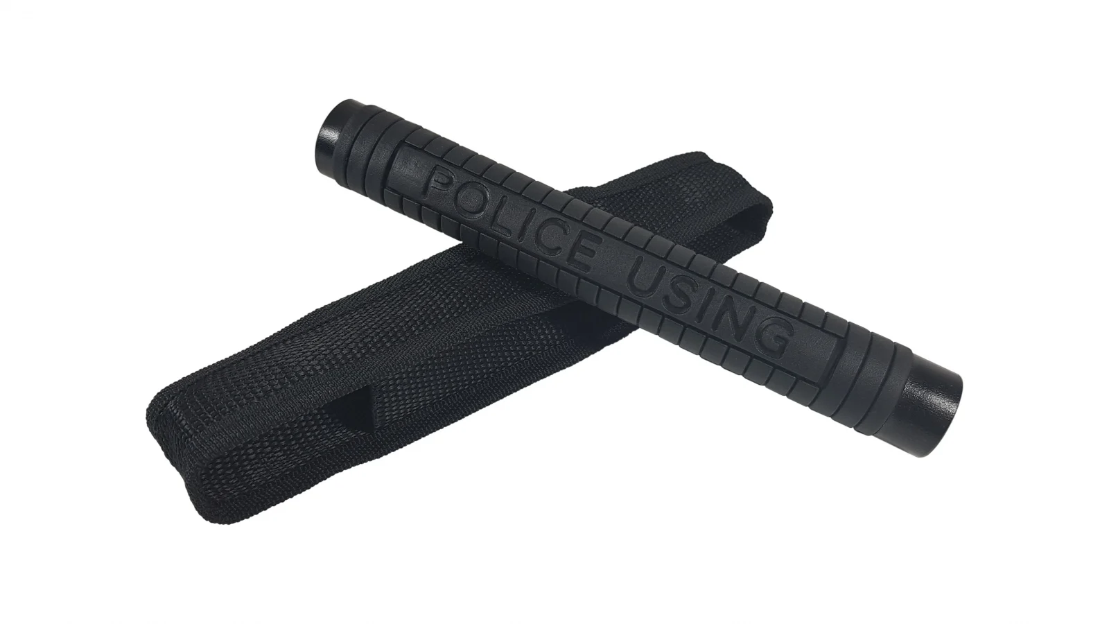 Set baston telescopic Police, 49 cm +  pumnal/box craniu argintiu [3]