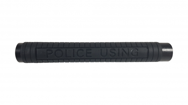 Set baston telescopic Police, 49 cm + box craniu auriu [3]