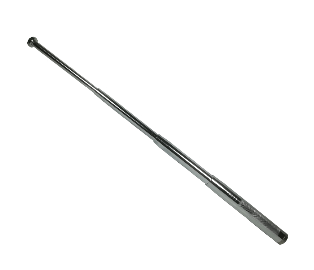 Set 2 bastoane telescopice, argintiu-negru, 4 sectiuni, 65 cm [6]