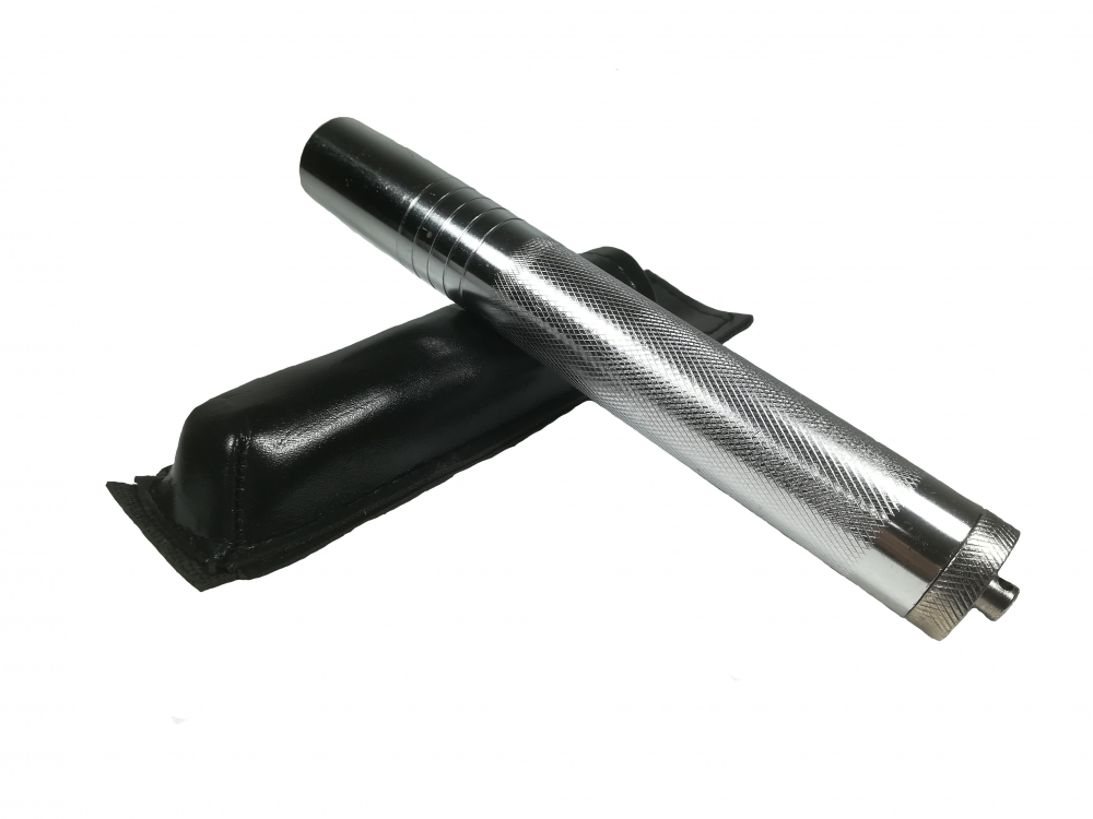 Set 2 bastoane telescopice, argintiu-negru, 4 sectiuni, 65 cm [8]