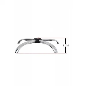 Set baza pentru scaun directorial, 60 cm si rolă universală, cauciuc [4]