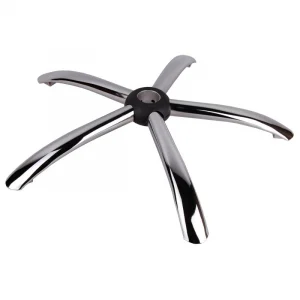 Set baza pentru scaun directorial, 60 cm si rolă universală, Ø11 mm, PVC dur [3]