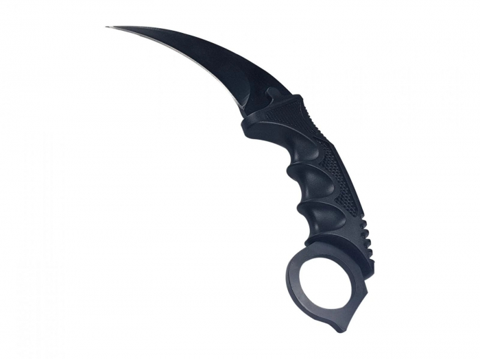 Set Box autoaparare si Cutit Karambit Night, 19 cm IdeallStore® , negru [8]