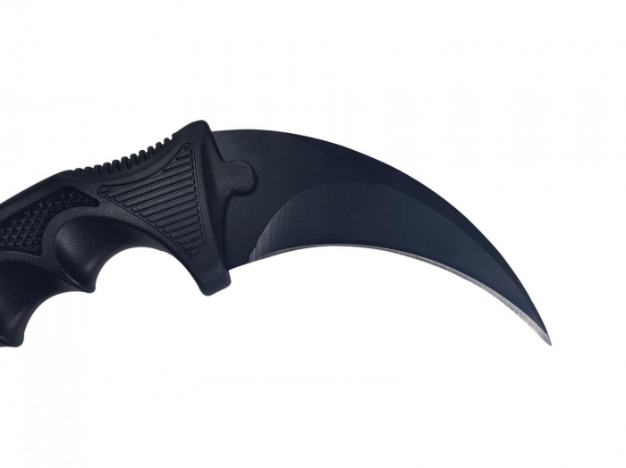 Set Box autoaparare si Cutit Karambit Night, 19 cm IdeallStore® , negru [10]