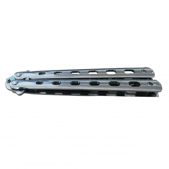 Set briceag de antrenament IdeallStore®, Basic Blade, otel inoxidabil, 22 cm si nunceag din lemn [11]