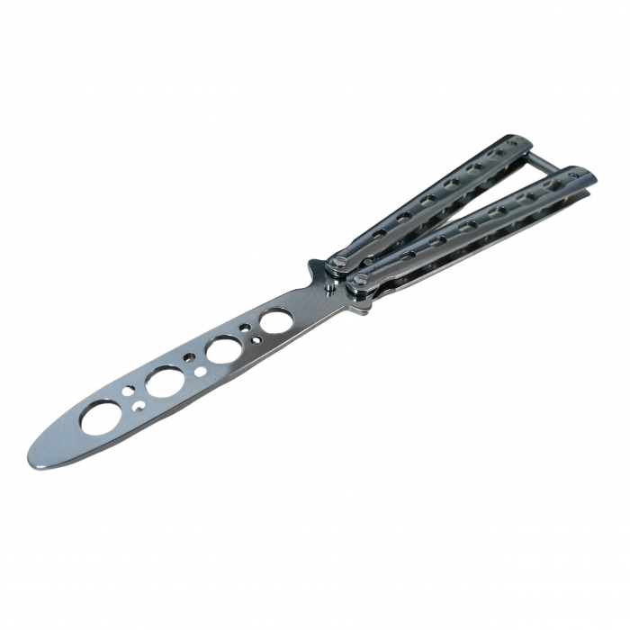Set briceag de antrenament IdeallStore®, Basic Blade, otel inoxidabil, 22 cm si nunceag din lemn [8]