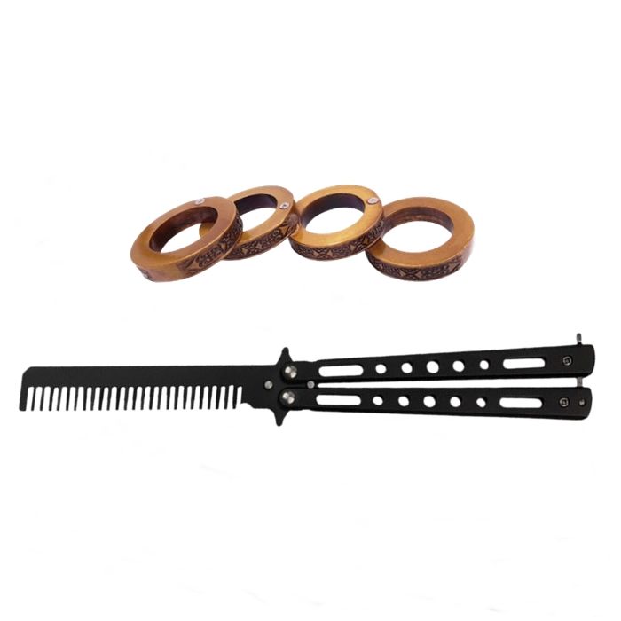Set Briceag fluture de antrenament si  Rozeta extensibila ,IdeallStore® , 22 cm [13]