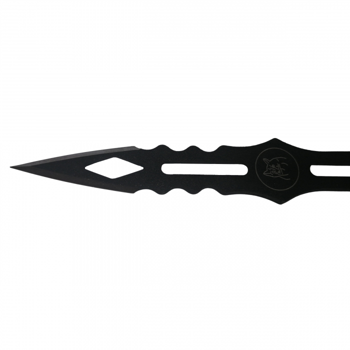Set Briceag fluture de antrenament, Wave Blade si 3 cutite de aruncat , IdeallStore®, otel inoxidabil [6]