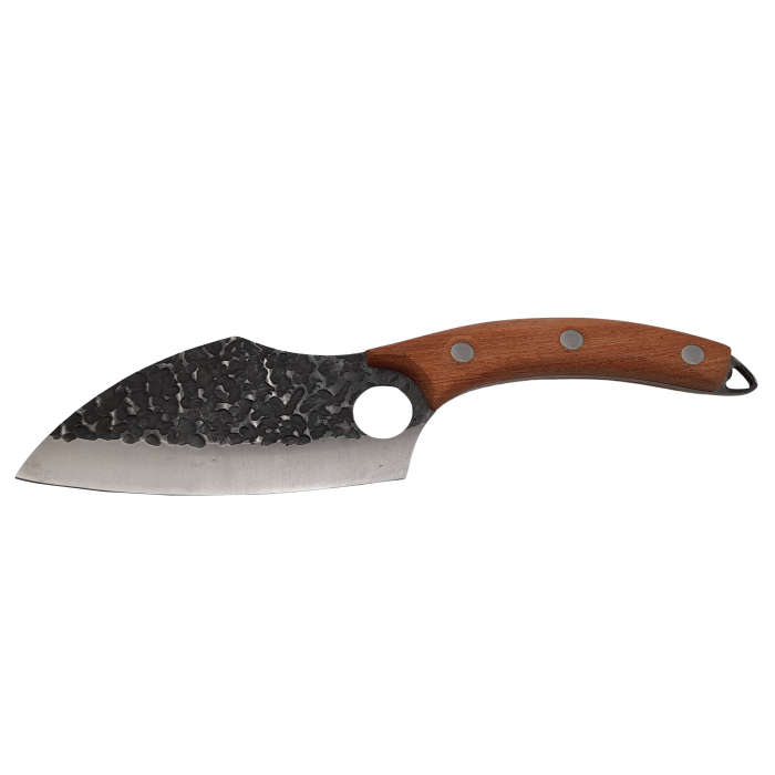 Set bucatarie IdeallStore®, Japanese Blades, satar, cutit si suport magnetic, otel inxodabil, maro [2]