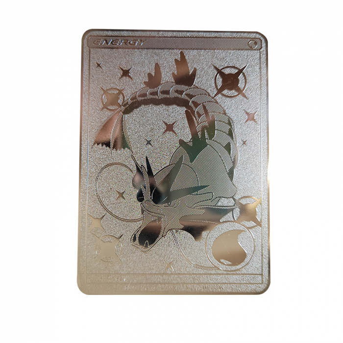 Set cartonase Pokemon IdeallStore®, Silver GTX, editie de colectie, 55 bucati, argintii [9]
